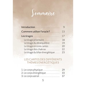 Coffret Oracle Les pouvoirs extraordinaires de l'énergie