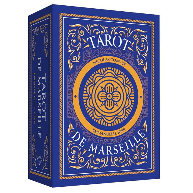 Tarot de Marseille + Livret & E-Book de 196 Pages Tarot Divinatoire en