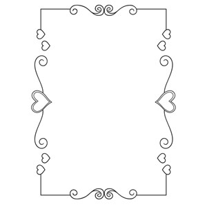 20 cartes d'amour à colorier Je t'aime