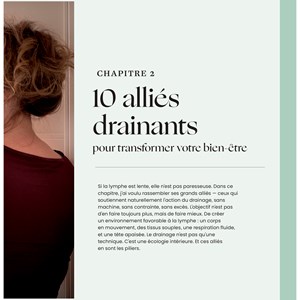 Les pouvoirs du drainage lympathique