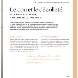 Les pouvoirs du drainage lympathique