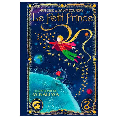 Éditions Gallimard Jeunesse - Le Petit Prince édition anniversaire illustrée et animé par le studio MinaLima