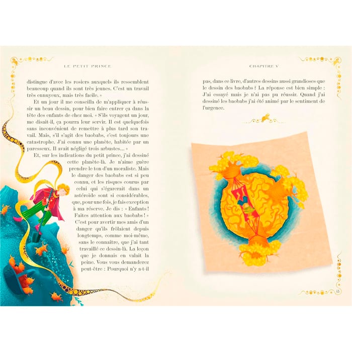 Le Petit Prince édition anniversaire illustrée et animé par le studio MinaLima (Éditions Gallimard Jeunesse) - Image 3