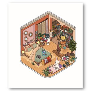Cozy stickers Ma petite maison cocooning