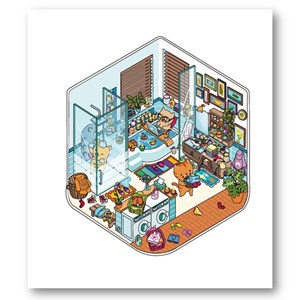 Cozy stickers Ma petite maison cocooning