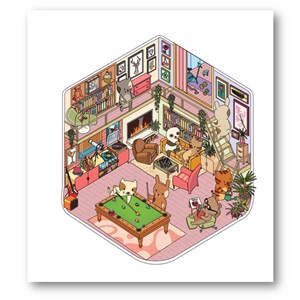 Cozy stickers Ma petite maison cocooning