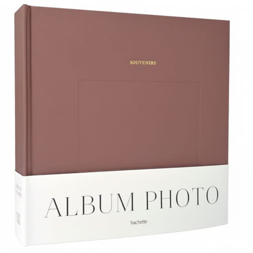 Éditions Hachette Pratique - Album photos violet 48 pages 25 x 25 cm