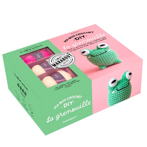 Éditions Marabout - Ma box crochet DIY La grenouille Apily