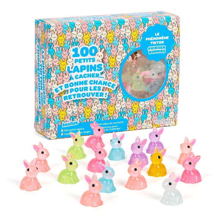 Coffret 100 petits lapins à cacher... et bonne chance pour les retrouver !