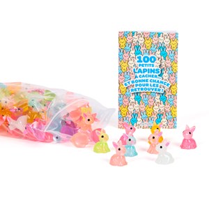 Coffret 100 petits lapins à cacher... et bonne chance pour les retrouver !