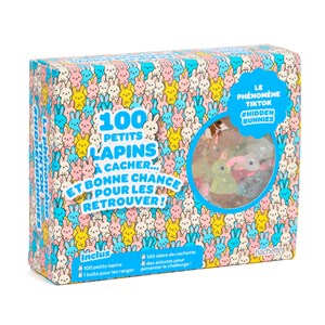 Coffret 100 petits lapins à cacher... et bonne chance pour les retrouver !