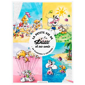 La petite vie de Diddl et ses amis 30 planches à colorier