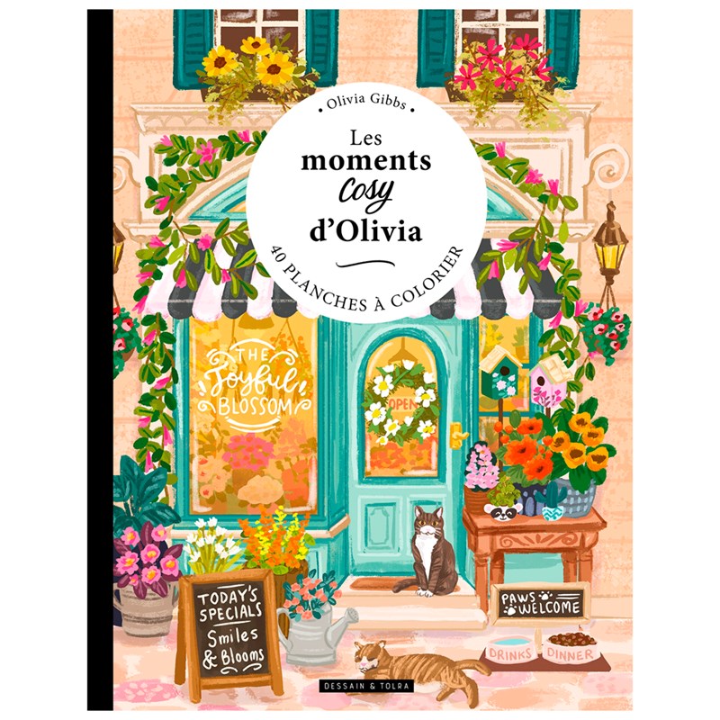 Les moments cosy d'Olivia 40 planches à colorier