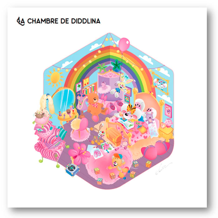 Cosy stickers Diddl Le monde de Diddl et ses amis (Éditions Larousse) - Image 3