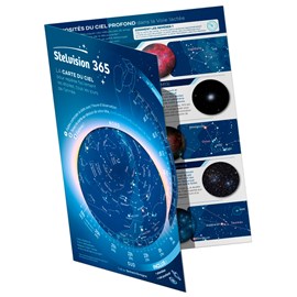 La carte du ciel Stelvision 365 pour repérer les étoiles toute l'année