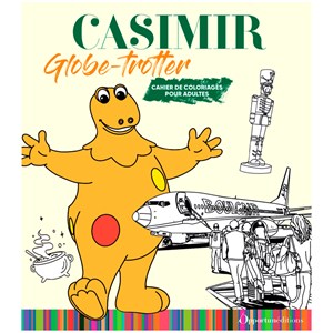 Cahier de coloriage Casimir globe-trotter