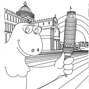 Cahier de coloriage Casimir globe-trotter