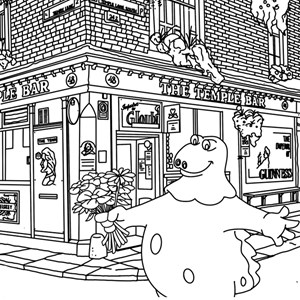 Cahier de coloriage Casimir globe-trotter