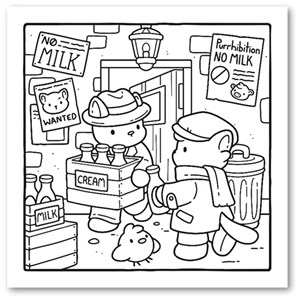 Cosy crim'minou coloriages mignons de vilains chatons