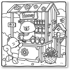 Snuggly Friends Petites boutiques cosy Coloriages fun et mignons