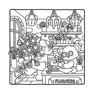 Snuggly Friends Petites boutiques cosy Coloriages fun et mignons