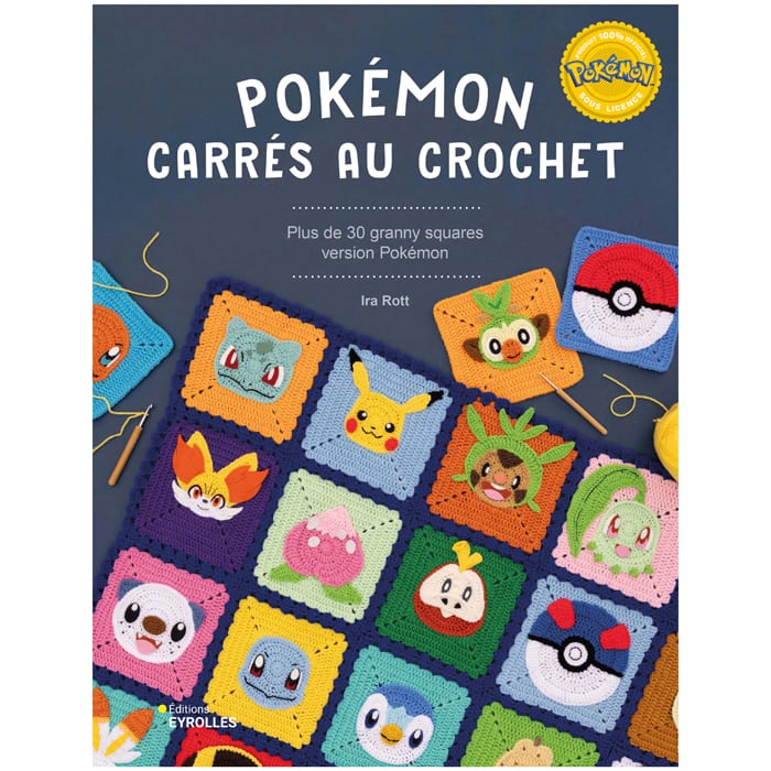 Coffret crochet Pokémon en granny square