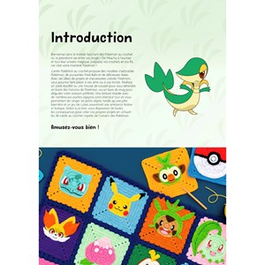 Coffret crochet Pokémon en granny square