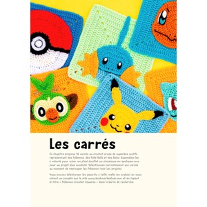 Coffret crochet Pokémon en granny square