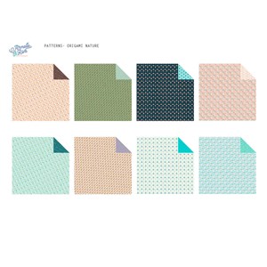 Pochette origami Nature 60 motifs et 30 stickers