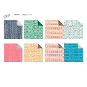 Pochette origami Nature 60 motifs et 30 stickers