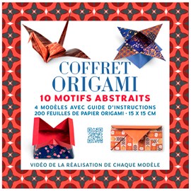 Coffret Origami 10 motifs abstraits
