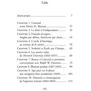 Henry D. Thoreau L'insoumis de Walden