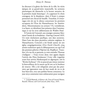 Henry D. Thoreau L'insoumis de Walden