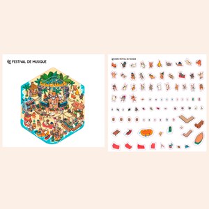 Cosy stickers Mes petites sorties entre amis