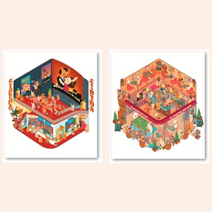 Cosy stickers Mes petites sorties entre amis