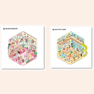 Cozy stickers Mes petits jobs trop mignons