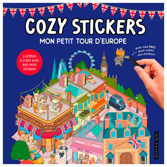Cozy Stickers Mon petit tour d'Europe