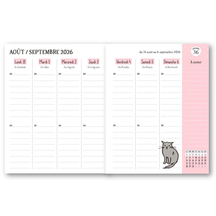 Agenda Chattitudes 2027 (Éditions Larousse) - Image 2