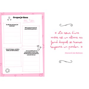 Livre à remplir pour ma maman d'amour