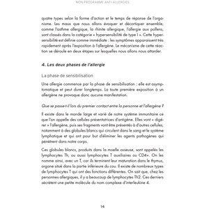 Mon programme anti-allergies