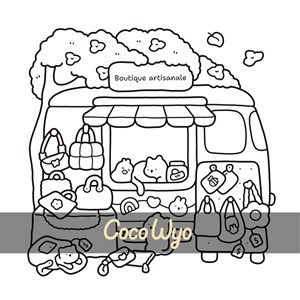 Mon petit monde cosy coloriages mignons et cocooning