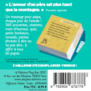Mini calendrier - 365 mots d'amour pour Papa