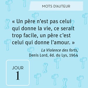 Mini calendrier - 365 mots d'amour pour Papa