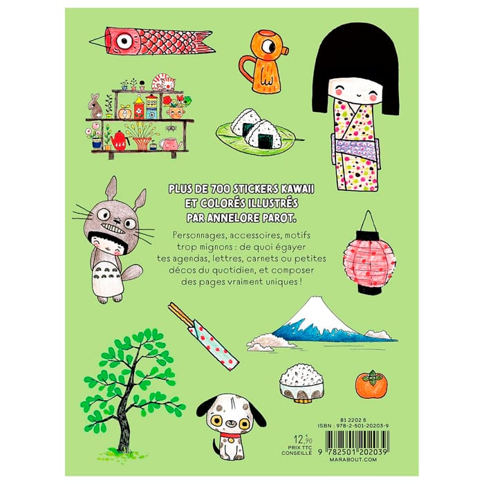 Cute 'n' cosy Stickers - Trop kawaï (Éditions Marabout) - Image 1