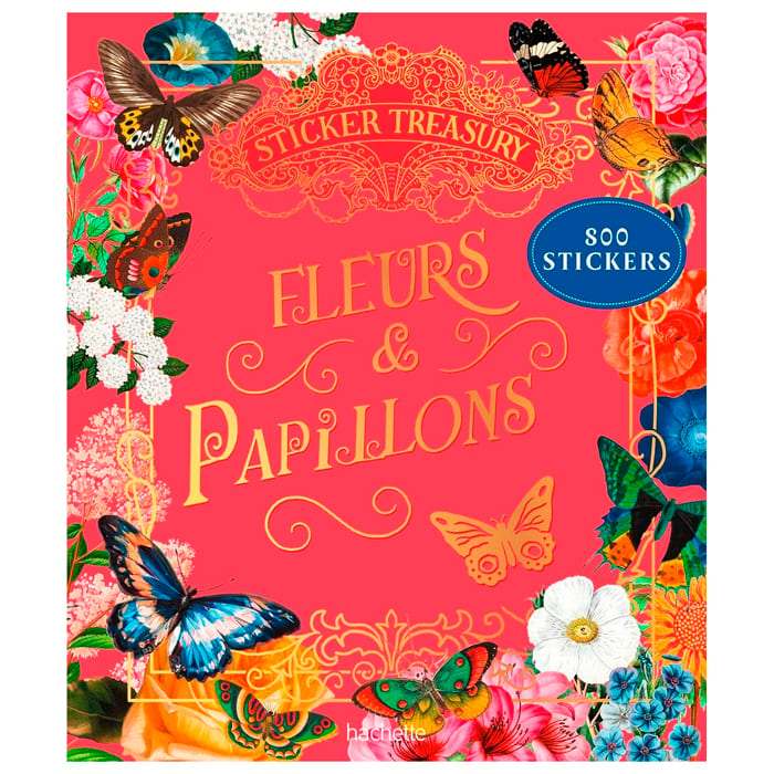 Stickers Treasury - Fleurs & Papillons