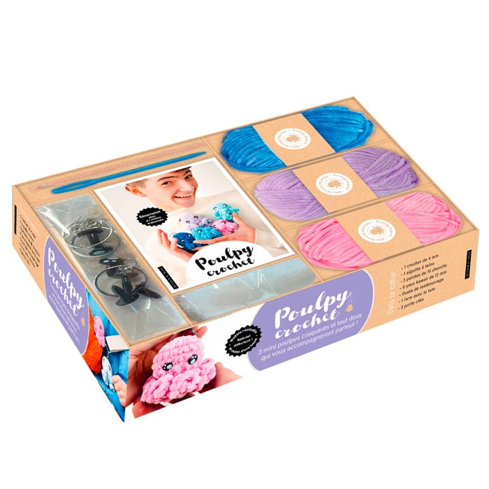 Poulpy crochet Coffret apprentissage du crochet