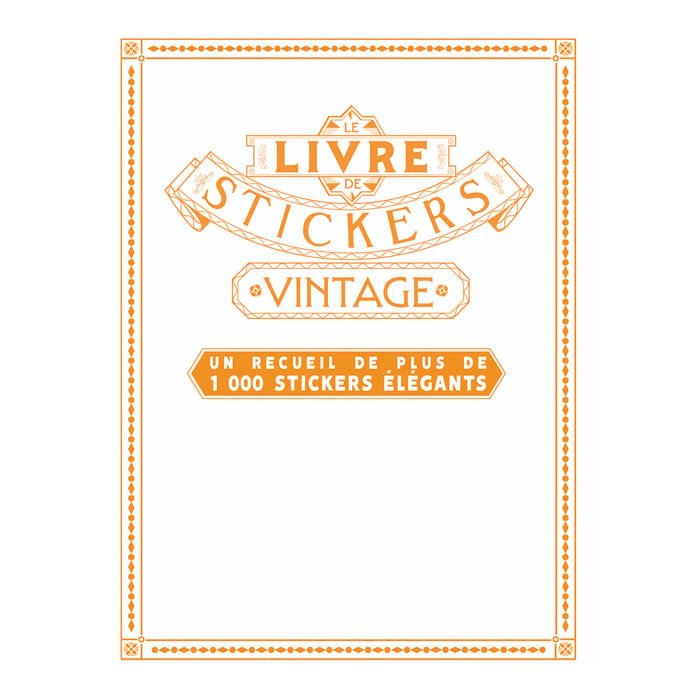Le livre de stickers vintage (Éditions Hachette Pratique) - Image 1