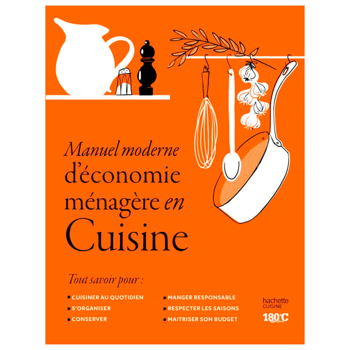 Manuel moderne d'économie ménagère en cuisine (Éditions Hachette Pratique) - Couverture