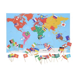 Mon coffret Montessori Drapeaux