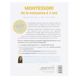 Montessori de la naissance à 3 ans
